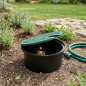 Caixa de Válvula de Irrigação para Jardim 20x18x11 cm | Caixa de Válvula de Irrigação Circular com Torneira de 3/4" | Caixas de