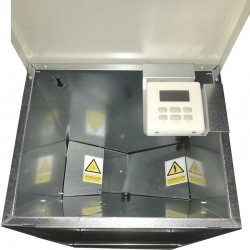 Automatischer Futterautomat für Hunde, Katzen und Haustiere, 50 l, 40 x 35 x 80 cm | Futterspender mit Dosierfunktion