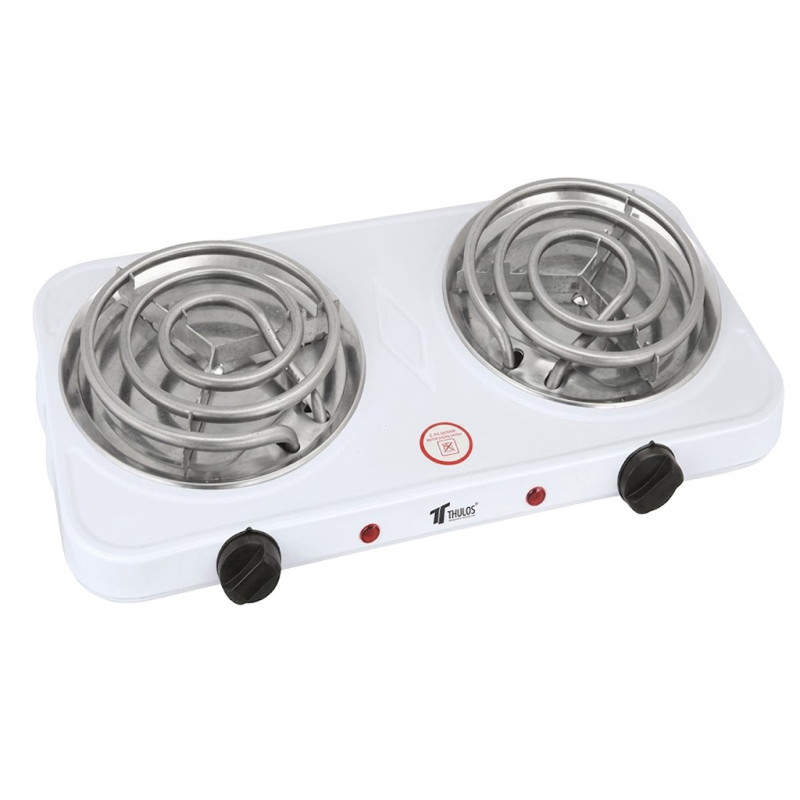 Plaque de cuisson électrique 2 feux, idéale pour caravanes et camping | 1000 W, 45 x 27 x 7 cm Plaque de cuisson électrique 2 feux, idéale pour caravanes et camping | 1000 W, 45 x 27 x 7 cm