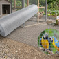 Wire Mesh 0.50 x 10 m, 19mm squares | Galvanized Metal Mesh | Animal Fencing | Square Stainless Steel Mesh