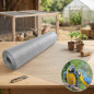 Rete metallica 1 x 25 m, maglie 6 mm | Rete metallica zincata | Recinzione per animali | Rete quadrata in acciaio inox
