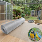Wire Mesh 0.50 x 10 m, 6mm squares | Galvanized Metal Mesh | Animal Fencing | Square Stainless Steel Mesh