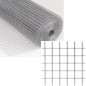 Rete metallica 0,50 x 10 m, maglie quadrate da 6 mm | Rete metallica zincata | Recinzione per animali | Rete quadrata in acciaio