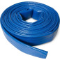 32 mm, 100 m langer Flachschlauch für Wasserableitung | Blauer PVC-Schlauch für Wasserpumpen und Pools | 32 mm Flachschlauch