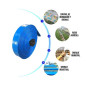 Mangueira plana de 40 mm x 10 m para descarga de água | Mangueira de PVC azul para bombas de água e piscinas | Mangueira plana Mangueira plana de 40 mm x 10 m para descarga de água | Mangueira de PVC azul para bombas de água e piscinas | Mangueira plana