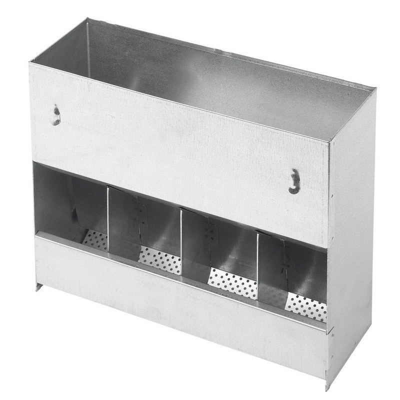 Rabbit food dispenser hopper feeder 4 holes