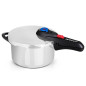 Panela de pressão Orbegozo Super Fast Cooker 4L Ø22cm | Aço inoxidável 18/10 | Regulador de pressão | Panela de pressão