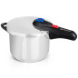 Pentola a pressione Orbegozo 8L Ø24cm Super Fast Cooker | Acciaio inox 18/10 | Regolatore di pressione | Pentola a pressione