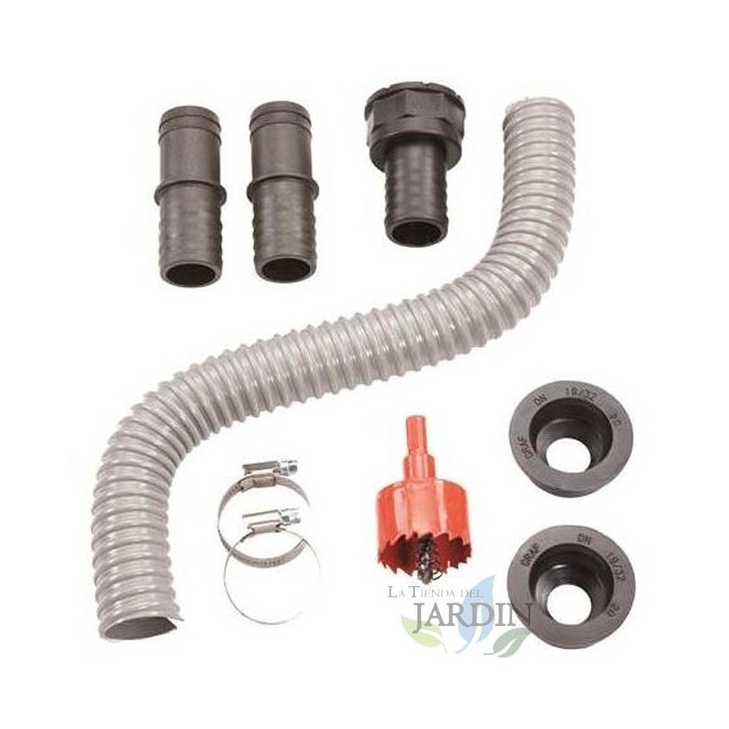 Conjunto de conectores para unir tanques de 32 mm Conjunto de conectores para unir tanques de 32 mm
