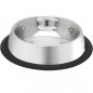 Non-slip rubber stainless steel dog bowl Non-slip rubber stainless steel dog bowl
