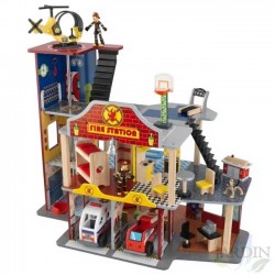 wooden fire station