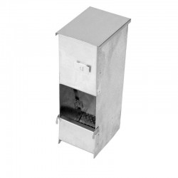 Alimentador de ração para coelhos com 1 furo