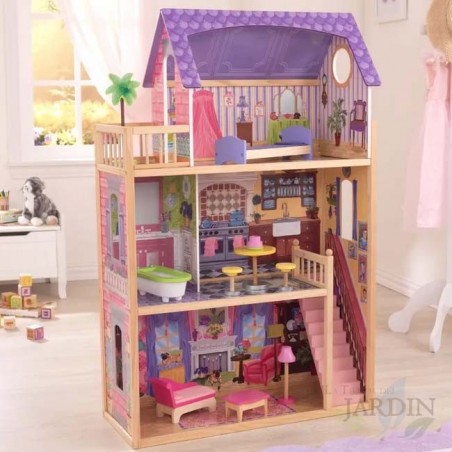 Casa de muñecas kayla de madera