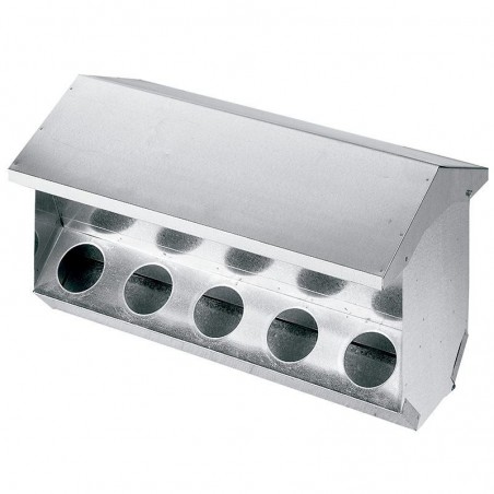 Rabbit feeder 10 holes 63x25x31 cm with lid