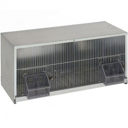 Gaiola para pombos com 2 compartimentos
