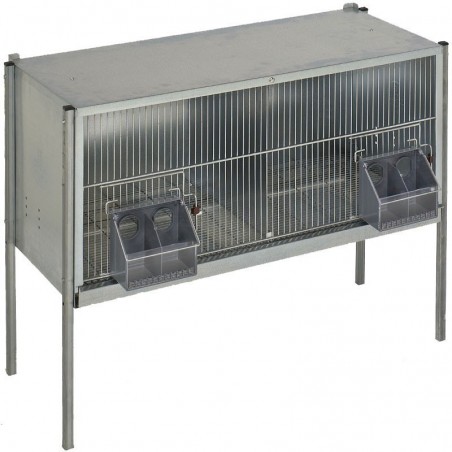 Pigeon cage 2 departments with legs
