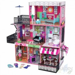 Casa de muñecas brooklyn´s loft de madera