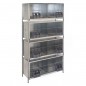 Gaiola galvanizada para pombos com 8 compartimentos, 100x45x202 cm | Gaiola grande para pombos | Gaiola para pássaros com pernas Gaiola galvanizada para pombos com 8 compartimentos, 100x45x202 cm | Gaiola grande para pombos | Gaiola para pássaros com pernas