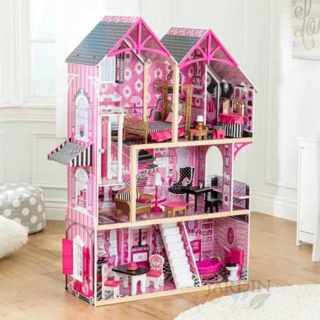Belle maison de poupée en bois