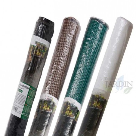 Tela anti-ervas daninhas verde 1 x 100 m, 105 gr/m2