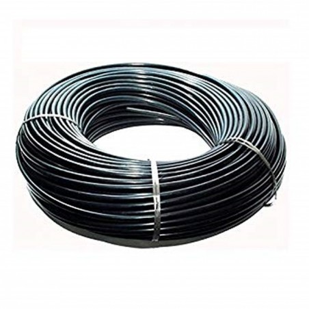 Microtubo flexible 3x4,5 mm negro. Bobina 200 mts