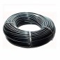 Tuyau flexible d'arrosage 3x4,5 mm. Conducteur PVC souples noir, 200m, recommandé pour l'arrosage goutte à goutte, Suinga