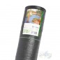 Malla Antihierbas negra 1 x 100 m, 130 gr/m2, Malla geotextil Permeable al Agua Transpirable. Protección contra Malas Hierbas