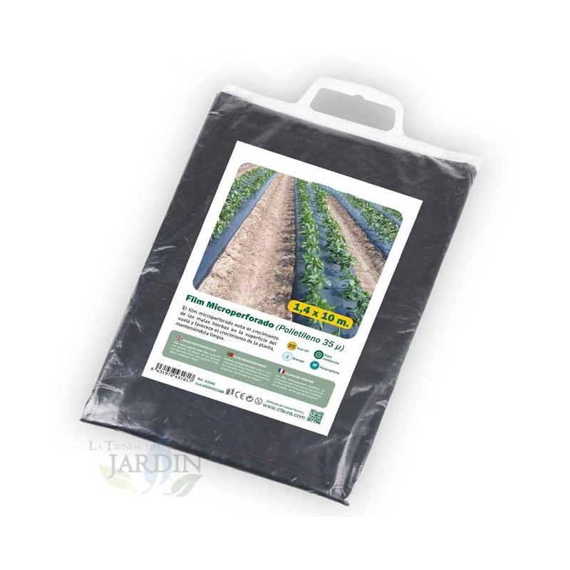 Mikroperforierte Polyethylenfolie 1,4 x 10 m, 35 Mikron  Mikroperforierte Polyethylenfolie 1,4 x 10 m, 35 Mikron