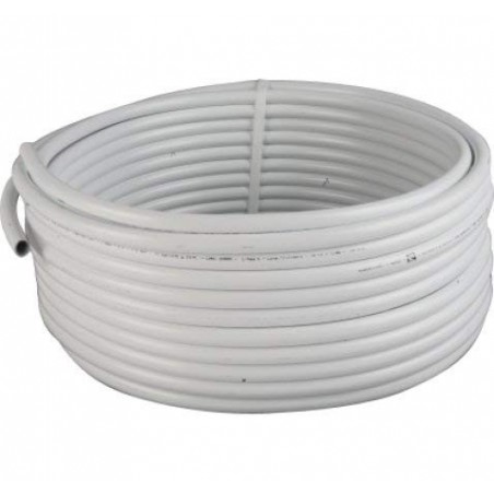 Couronne de tube multicouche 16mm 25m. Épaisseur 2 mm. Installation facile pour réseaux d'eau potable et chauffage