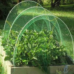 Green bird net, 4 x 12 m, squares 18 cm