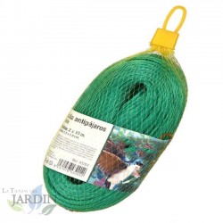 Green bird netting, 2 x 10 m, 18 cm squares