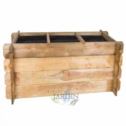 Jardineira Urban Garden 140x60x40 cm, ideal para cultivo em terraços e varandas