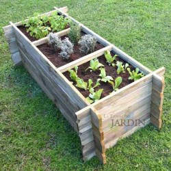 Urban garden planter 140 x 60 x 40 cm