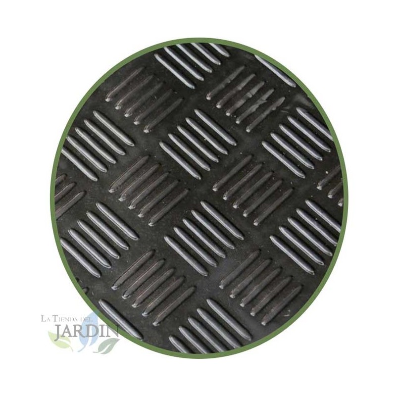 Revêtement en caoutchouc antidérapant sol PVC Checker 3 mm, 1,4 x 10 m Revêtement en caoutchouc antidérapant sol PVC Checker 3 mm, 1,4 x 10 m