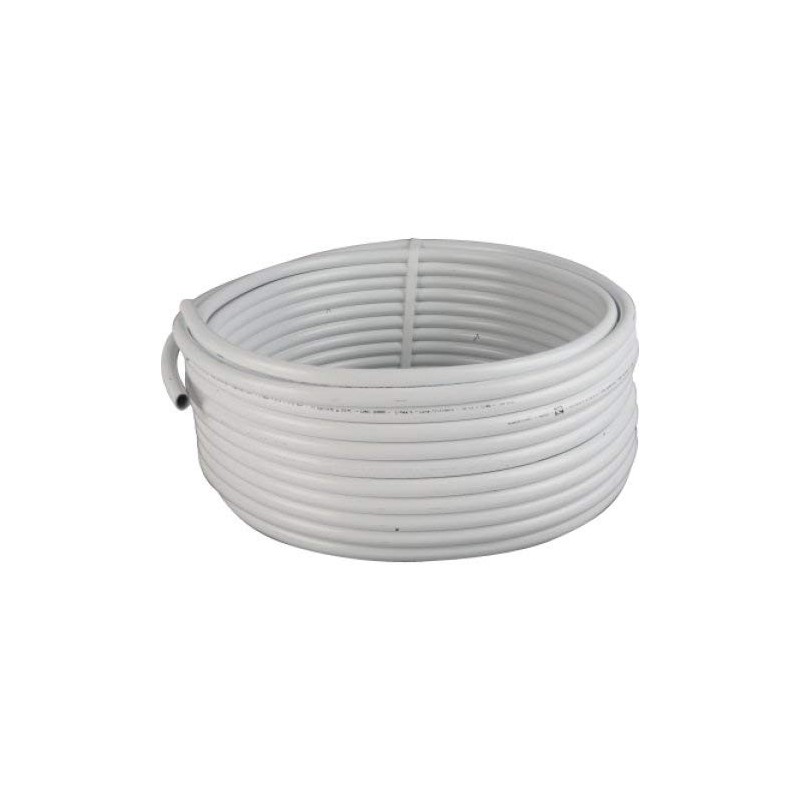 Couronne de tube multicouche 100m Ø16mm. Épaisseur 2 mm. Installation facile pour réseaux d'eau potable et chauffage