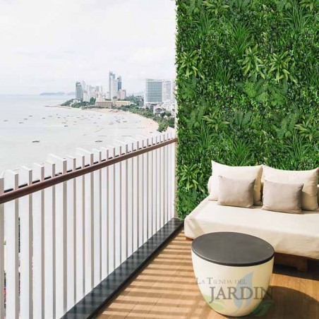 WILDER VERTIKALER GARTEN 100 x 100 cm. Passt sich jedem Raum an und schafft Umgebungen von großer Originalität und Frische.