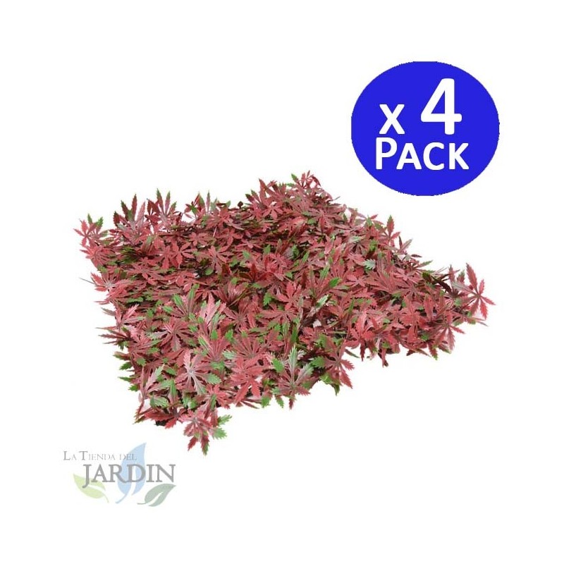 Pacote com 4 jardins verticais de bordo 50x50 cm | Planta artificial | Decoração de parede interna/externa | Jardins verticais Pacote com 4 jardins verticais de bordo 50x50 cm | Planta artificial | Decoração de parede interna/externa | Jardins verticais