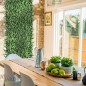 Lot de 4 Mur Végétal Artificiel Brise-Vue Verdissement Balcon Clôture de Jardin, avec Treillis, Feuilles de irolia, 50 x 50 cm Lot de 4 Mur Végétal Artificiel Brise-Vue Verdissement Balcon Clôture de Jardin, avec Treillis, Feuilles de irolia, 50 x 50 cm