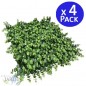 4 Stück Vertikaler Garten Irolia 50x50 cm (1x1m) | Künstliche Pflanze | Wanddekoration für Innen- und Außenbereiche 4 Stück Vertikaler Garten Irolia 50x50 cm (1x1m) | Künstliche Pflanze | Wanddekoration für Innen- und Außenbereiche