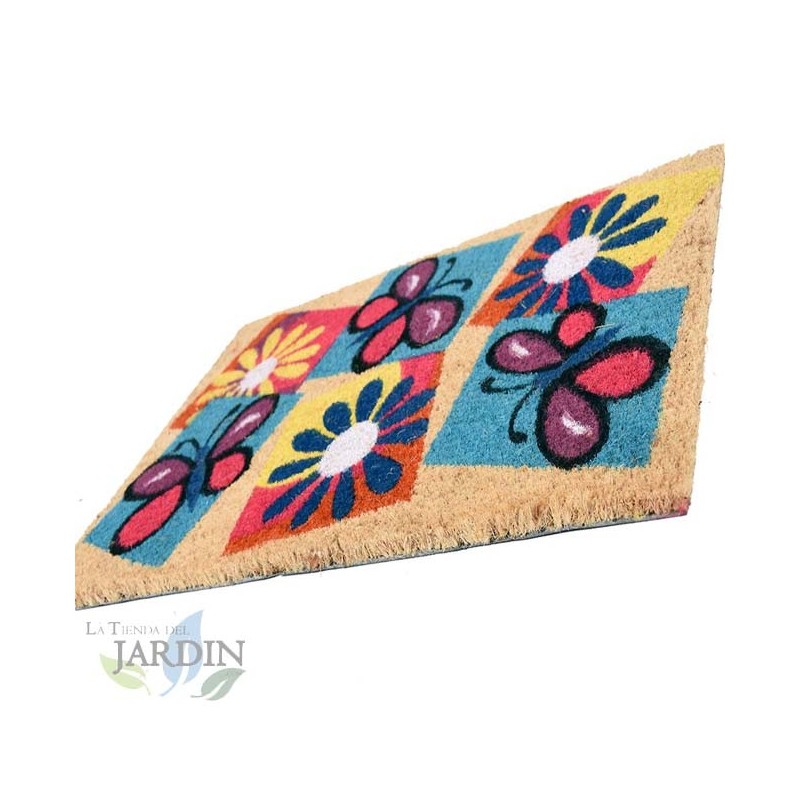 Paillasson Exterieur Entree Tapis Entree Interieur Absorbant et Antidérapart 40x60 cm à ressort