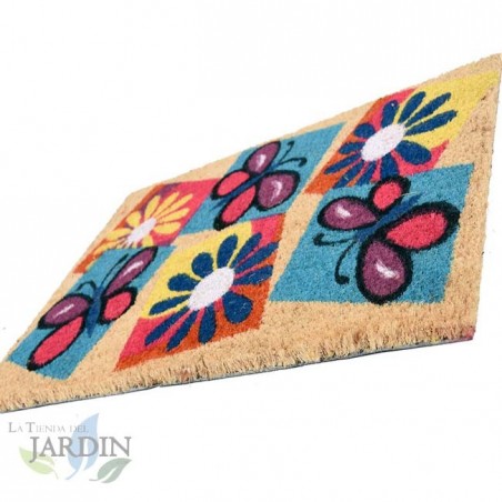 Paillasson Exterieur Entree Tapis Entree Interieur Absorbant et Antidérapart 40x60 cm à ressort