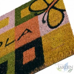 Doormat 40x60 cm hello happy