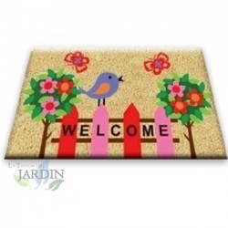 Paillasson Exterieur Entree Tapis Entree Interieur Absorbant et Antidérapart 40x60 cm Welcome Nature