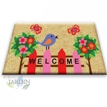 Paillasson Exterieur Entree Tapis Entree Interieur Absorbant et Antidérapart 40x60 cm Welcome Nature