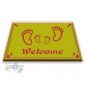 Doormat 40x60 cm welcome green Doormat 40x60 cm welcome green