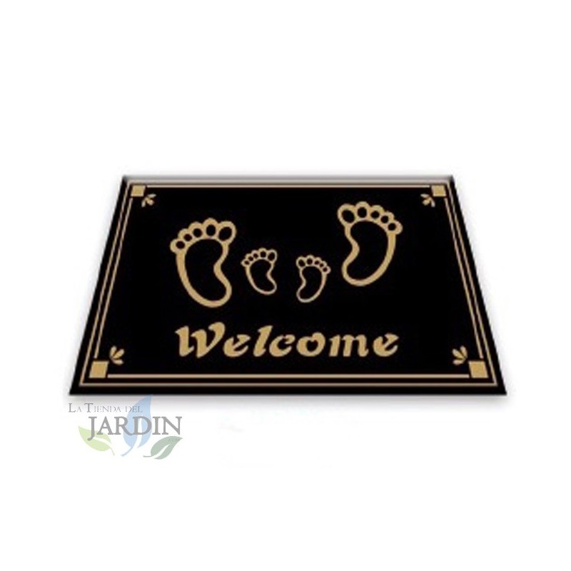 Doormat 40x60 cm welcome black Doormat 40x60 cm welcome black