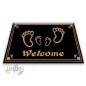 Doormat 40x60 cm welcome black Doormat 40x60 cm welcome black