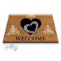 Doormat 40x60 cm welcome hearts Doormat 40x60 cm welcome hearts