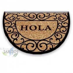 Doormat 40x60 cm hello rustic curved
