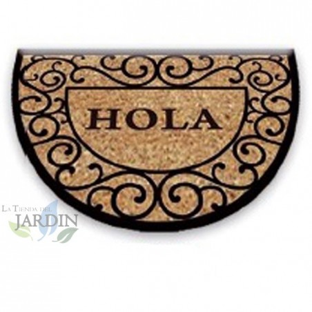 Doormat 40x60 cm hello rustic curved